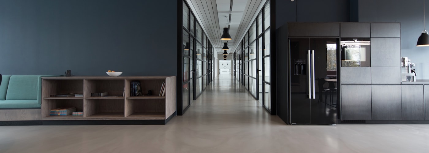 Modern office workspace